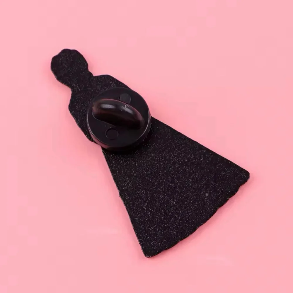 Frida-Inspired Pink Shawl Enamel Pin - Women Jewelry